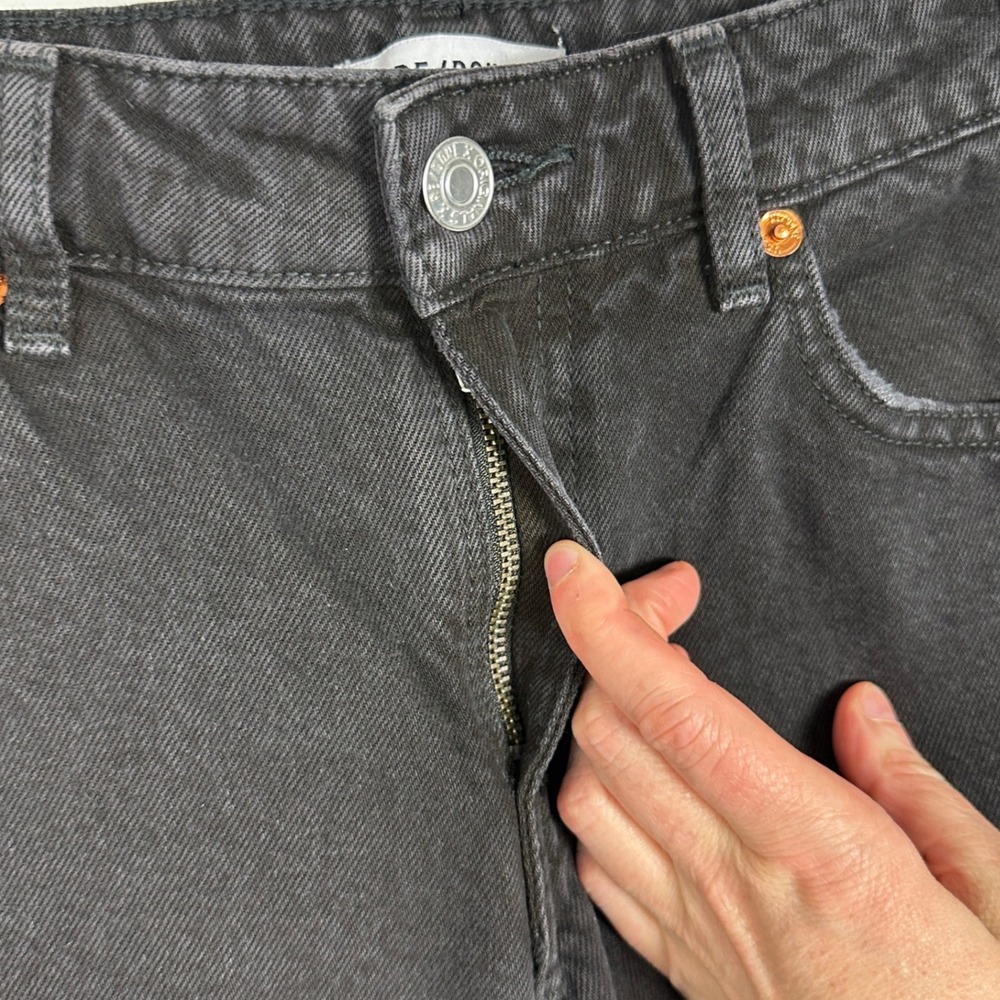 REDONE 70 Straight Jeans Washed Black Womens Size 26 Denim Minimal Casual Cotton - Picture 8 of 15